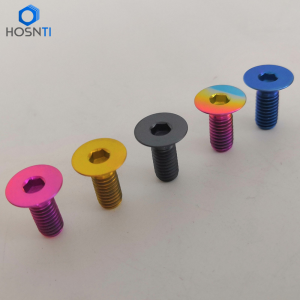 Titanium ISCG bolts