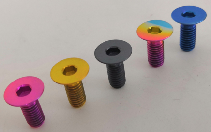 Titanium ISCG bolts