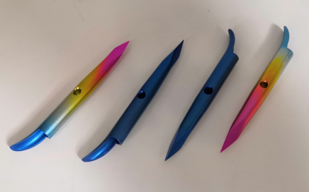 colored titanium slip tips