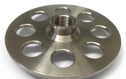 customized CNC titanium part