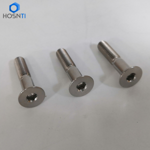 countersunk titanium bolt