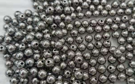 drilled titanium balls