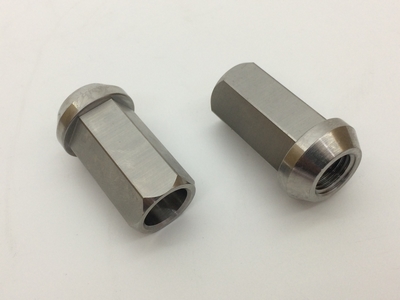 light weight titanium lug nuts from Baoji hosn titanium co., ltd