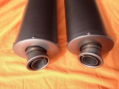 HOSN Titanium Low weight titanium muffler 