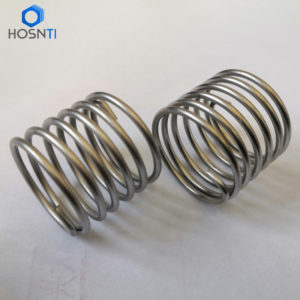 This a photo of titanium tensioner spring for bicycle