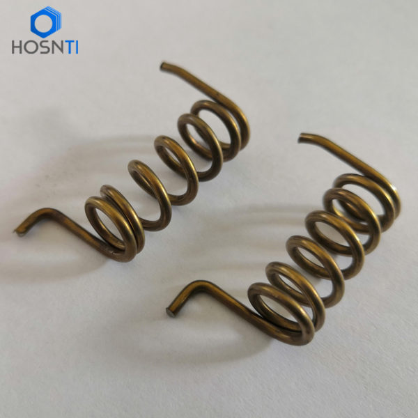 this is a photo of titanium suspension hook spring for bicycles