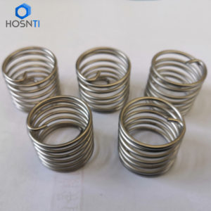 This a photo of titanium tensioner spring for bicycle