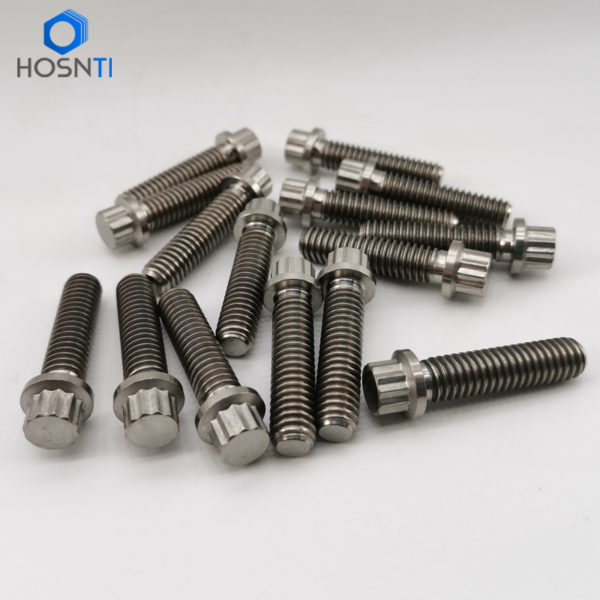 the 12pt titanium bolts are made from titanium alloy Grade 5