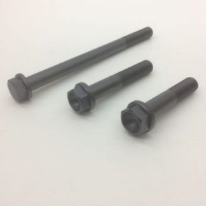the titanium bolt black color is colored by anodizing