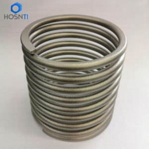 Titanium Springs with shotblast finish