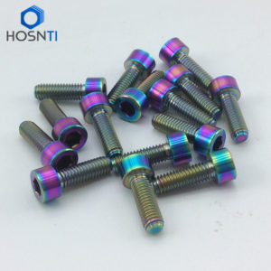 Ti-DIN 912 screw with taper head M6x15