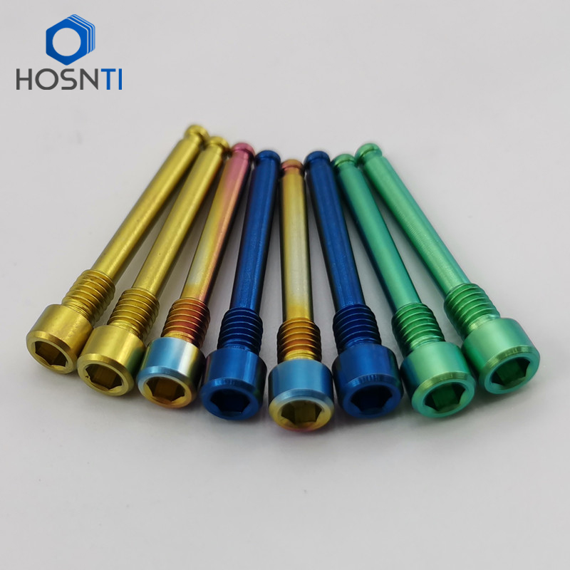 colored disc brake pads thread pins