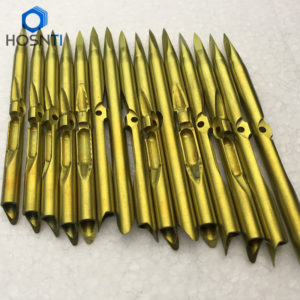 titanium slip tips with 3 sides sharp ends