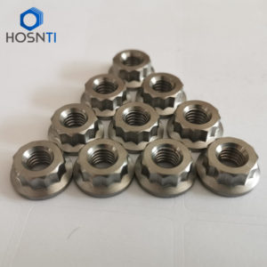 12 point flange titanium nuts