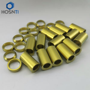 Gold Titanium offset shock bushing
