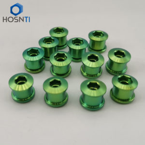 green titanium chainring bolts