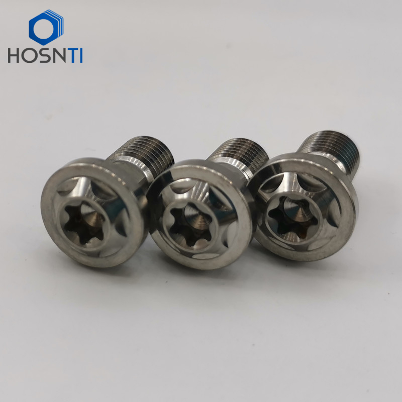 Grade 5 Titan Sechskant Torx Flansch schraube M10/M5 10mm für Fahrräder und Moto