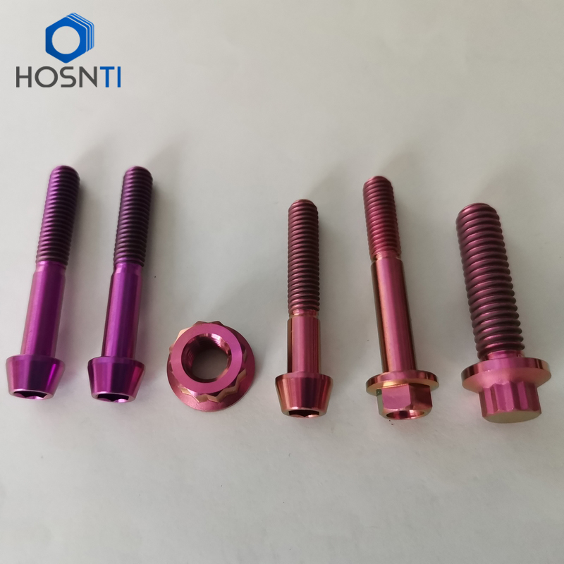 pink anodized titanium