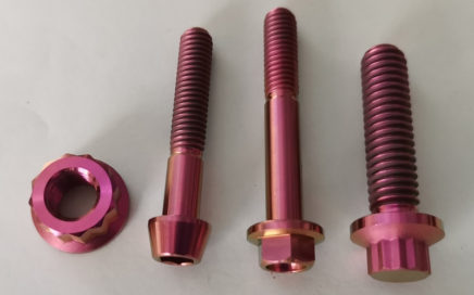 pink titanium bolts