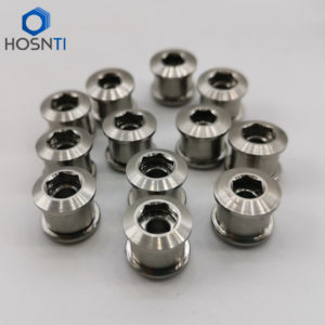 raw titanium chainring bolts