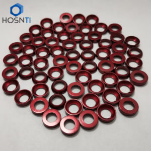 red titanium cup and cone washers