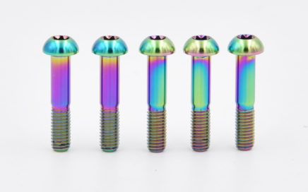 M5X25mm torx titanium bolts with oilslick color