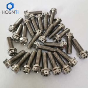 HEX FLANGE TITANIUM BOLTS M6X25