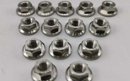 M5 titanium flange nut