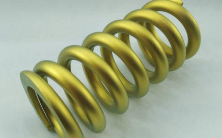 motorcycle titanium spring in gold