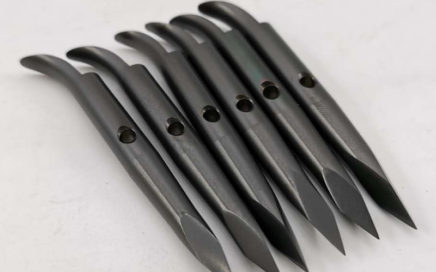 7x70mm titanium slip tips with black color