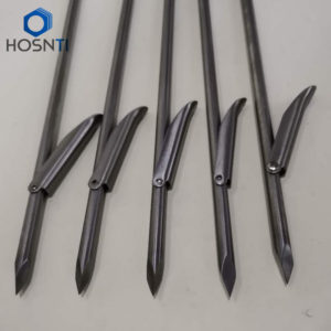 Titanium Pole Spear Tip Single Barb Head