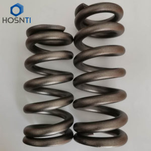 Titanium Spring with shot peening finish