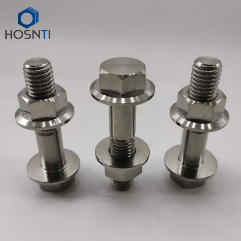 DIN Titanium Flange Bolts and Nuts M10 Baoji HOSN Titanium Co., Ltd.