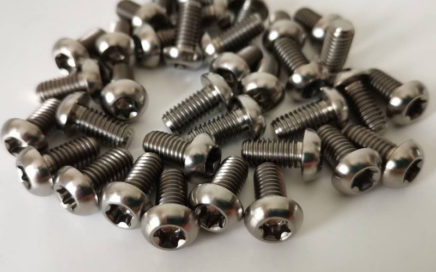 M6X12mm torx titanium screws