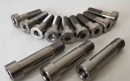 M8 and M10 custom titanium fasteners