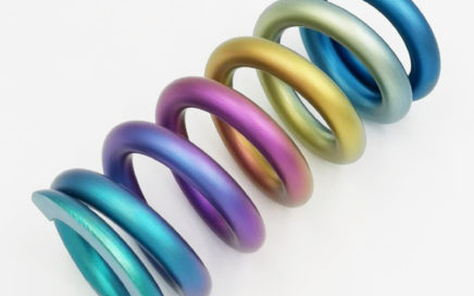 Rainbow titanium spring