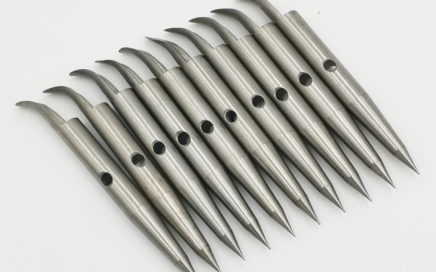 round sharp end titanium slip tips