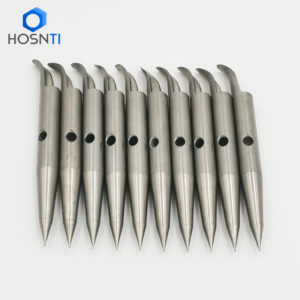 spearfishing titanium tips with round sharp end