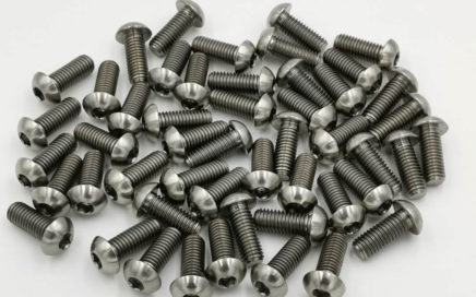 M8X20 BUTTON HEAD TITANIUM BOLTS ALLEN KEY