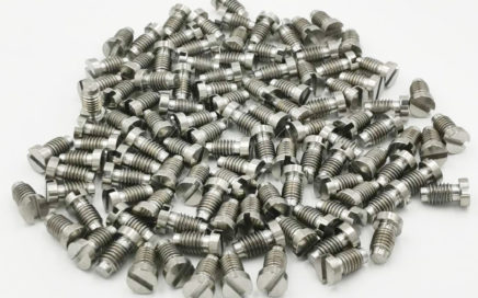 Titanium Slotted Bolts M5