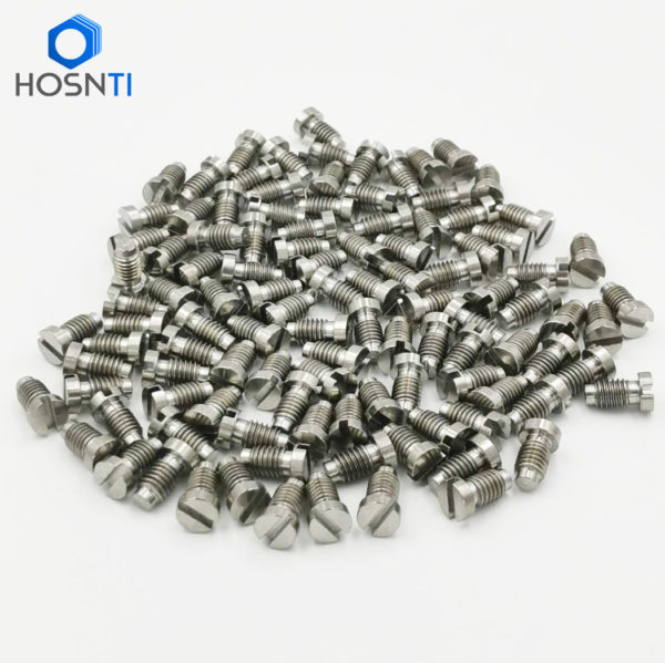 Titanium Slotted Bolts M5