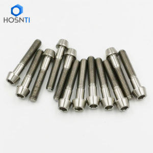 SILVER TITANIUM BOLTS M6X40MM