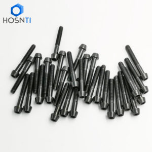 black taper head titanium screws