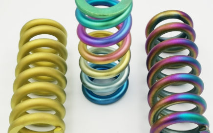 colored titanium springs for mountain bikes