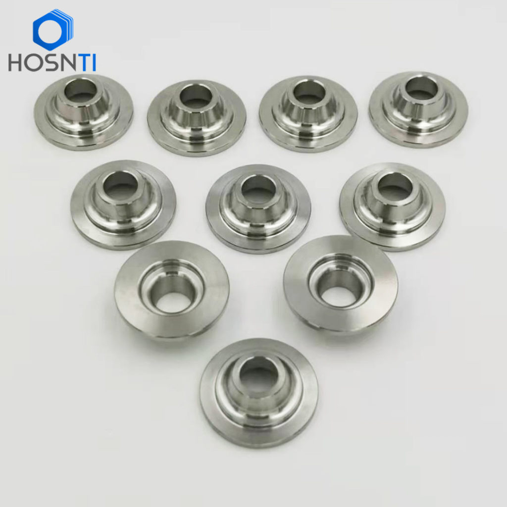 Low weight titanium valve spring retainers