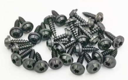 PVD black M5X18 titanium self tapping screws