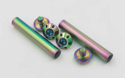 Titanium Axles and Titanium screws for spearguns