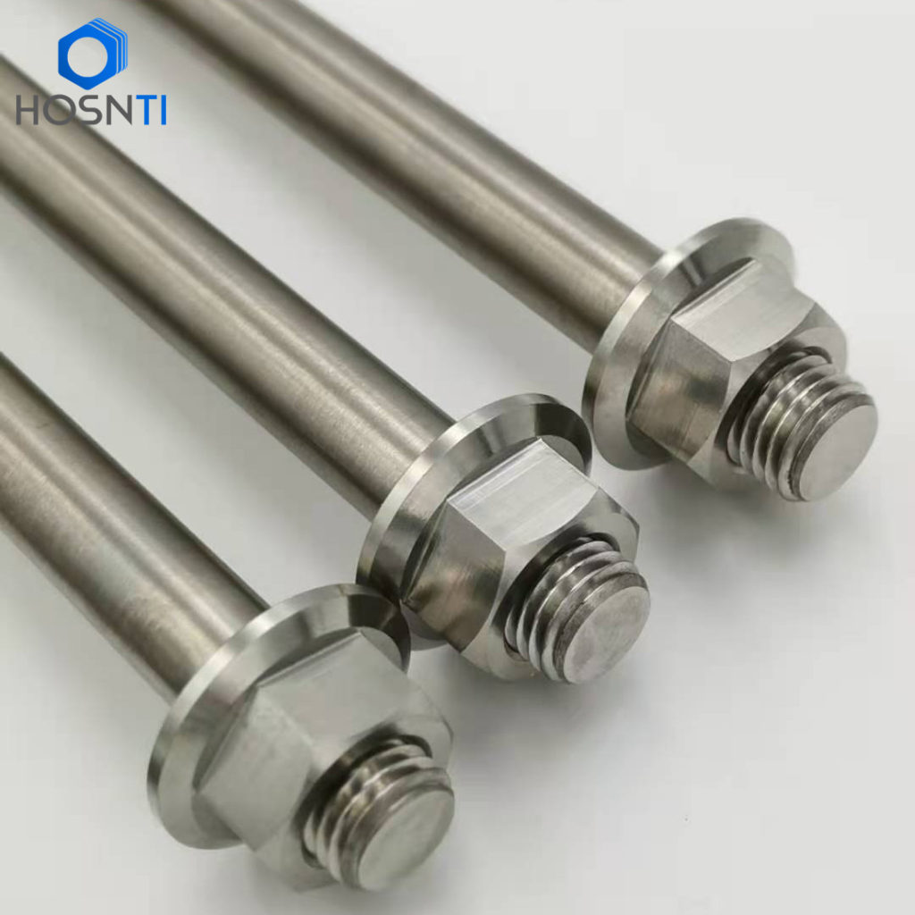 titanium axles and nuts for motorcycle