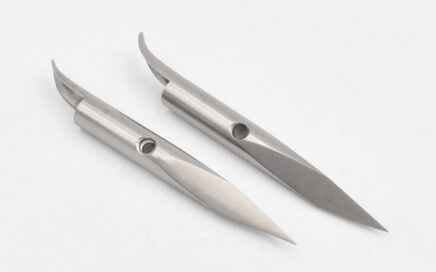 triangle cutted titanium slip tips