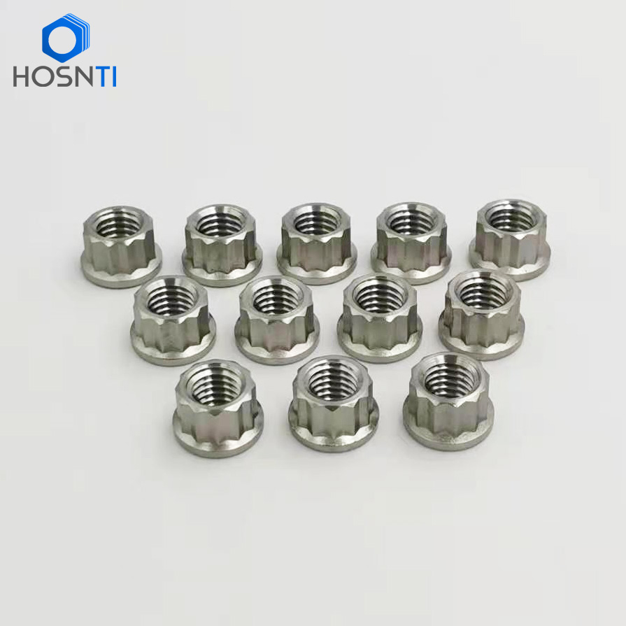 12 piont titanium nuts